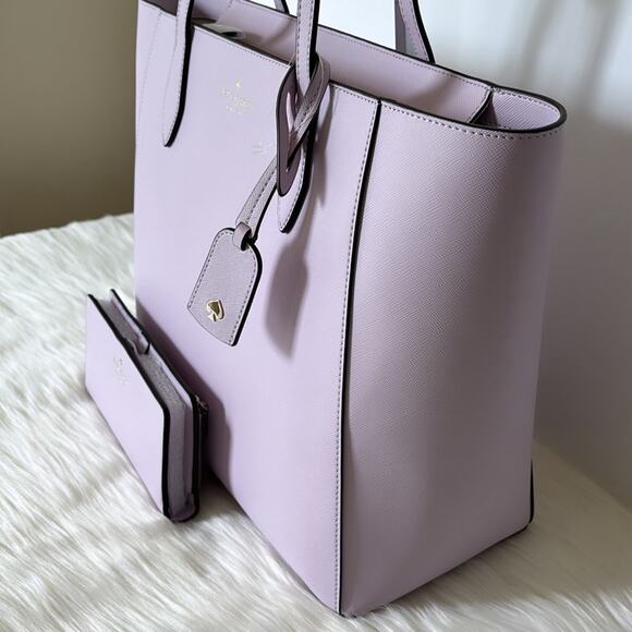 NWT Kate Spade Bundle Dana Tote and Wallet Set/ Saffiano - Picture 3 of 12